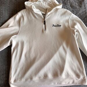 Penn State Nike White Half-Zip Hoodie